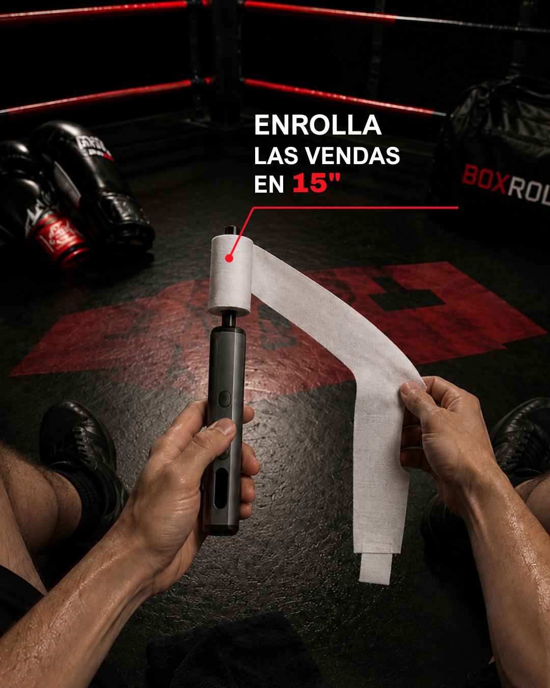 Enrollador de vendas eléctrico